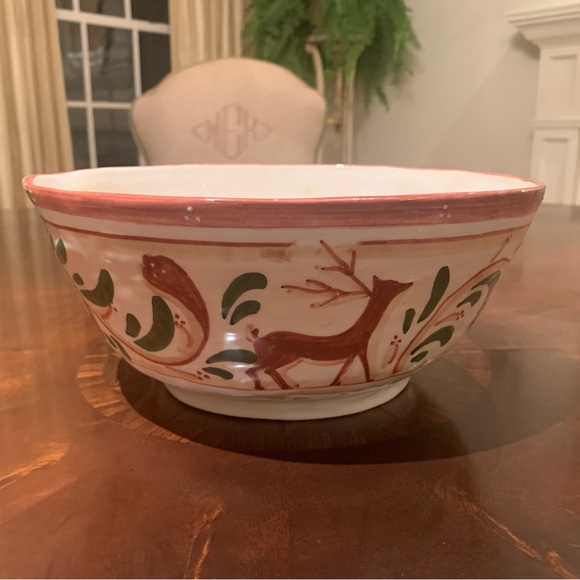 VIETRI RENNA SERVING BOWL - Picture 3 of 3